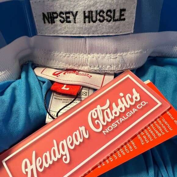 Headgear Classics Nipsey Hussle Crenshaw 60 Checkered Flag Shorts NWT Large - Picture 4 of 7